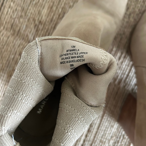 Marc Fisher Boots Women Size 10 Chunky‎ High Heel Suede Fall - Picture 5 of 7